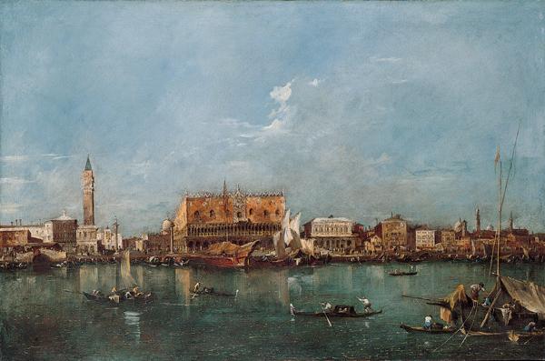 Francesco Guardi Venice from the Bacino di San Marco Sweden oil painting art